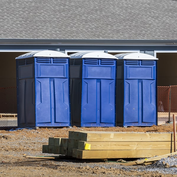can i customize the exterior of the porta potties with my event logo or branding in Parkline ID